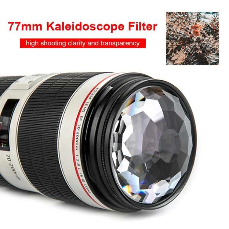 77mm 77mm Kaleidoscope Prism Foreground Blur Camera Glass Filter Lens - free shipping - PMC Jewellery - Order now!