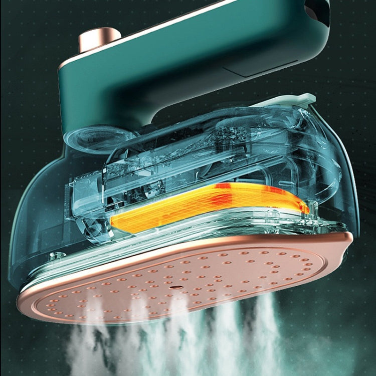 33W Handheld Electric Ironing Machine Rotatable Dry And Wet Garment Steam, Product specifications: EU Plug(Gemstone Green)