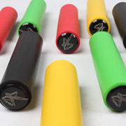 MEROCA Mountain Bike Grip Cover Shock Absorbic Silicone Handlebar Sponge Cover(Yellow)