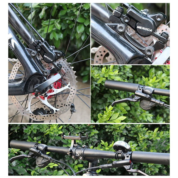 Meroca M800 Bicycle Brake Mountain Bike Universal Bilateral Brake Oil Pressure Disc Brake, Style: Left Back 1400mm