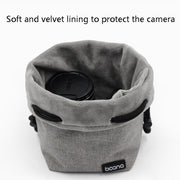 Benna Water-resistant SLR Camera Lens Bag  Lens Protective Cover Pouch Bag, Color: Square Medium(Gray)