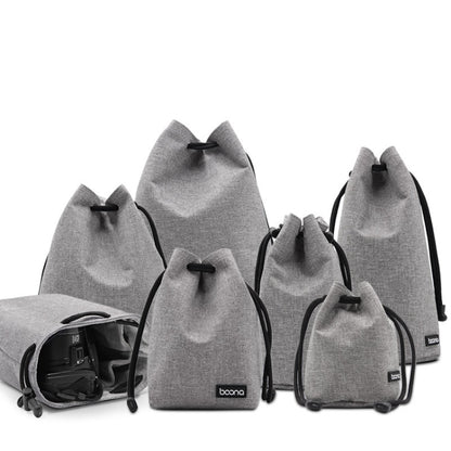 Benna Waterproof SLR Camera Lens Bag  Lens Protective Cover Pouch Bag, Color: Square Large(Gray) - free shipping - PMC Jewellery - Order now!