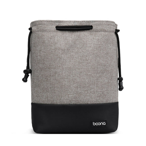 Baona Water-resistant Micro SLR Camera Bag Protective Cover Drawstring Pouch Bag, Color: Medium Gray