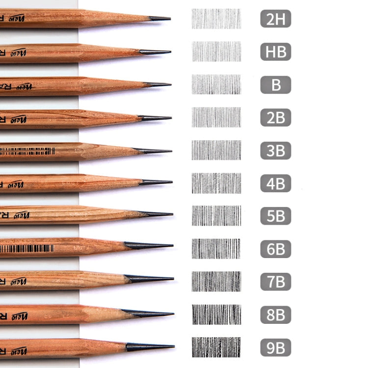 12pcs /Box Marco 7001 Sketch Pencil Children Original Wooden Word Learning Stationery Art Calligraphy Drawing Pencil, Lead hardness: 2B - free shipping - PMC TechLife - Order now!