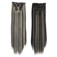 6 In 1 60cm Card Hair Extension Piece 16 Card Long Straight Hair Wig Piece, Color: 2.1BH613 - free shipping - PMC TechLife - Order now!