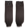 6 In 1 60cm Card Hair Extension Piece 16 Card Long Straight Hair Wig Piece, Color: 3.2 - free shipping - PMC TechLife - Order now!