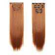 6 In 1 60cm Card Hair Extension Piece 16 Card Long Straight Hair Wig Piece, Color: 21.30 - free shipping - PMC TechLife - Order now!