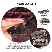 6 In 1 60cm Card Hair Extension Piece 16 Card Long Straight Hair Wig Piece, Color: 4.2M30