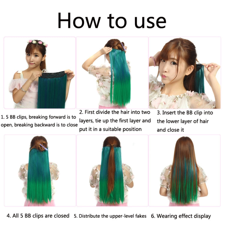 6 in 1 Wig Piece Long Curly Hair Wig Extension Piece(15.27)