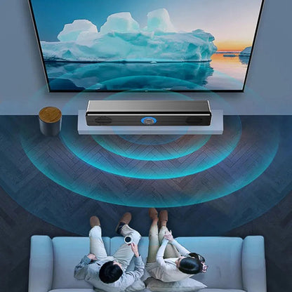 LeerFel Long Computer Wired Speaker Heavy Wellness Computer Multimedia Audio, Specification: 350TS (with Bluetooth) -  by PMC Jewellery | Online Shopping South Africa | PMC Jewellery | Buy Now Pay Later Mobicred