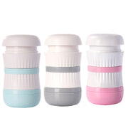 TR018 Medicine Cutter Grinding and Crushing Pill Box, Colour: Pink