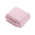 JS0018 Wheat Portable Sealed Pill Box with 6 Compartments For Pill Health Care Box(Pink) - free shipping - PMC TechLife - Order now!