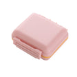 JS0018 Wheat Portable Sealed Pill Box with 6 Compartments For Pill Health Care Box(Solid Pink) - free shipping - PMC TechLife - Order now!