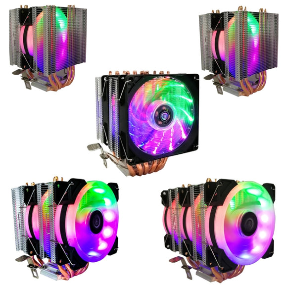 COOL STORM CT-4U-9cm Heat Pipe Dual-Tower CPU Radiator Copper Pipe 9 Cm Fan For Intel/AMD Platform Specification： Aurora Single Fan 4 Line