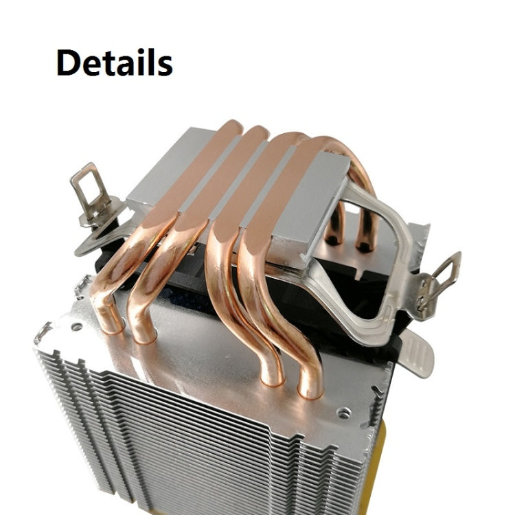 COOL STORM CT-4U-9cm Heat Pipe Dual-Tower CPU Radiator Copper Pipe 9 Cm Fan For Intel/AMD Platform Specification： Aurora Single Fan 4 Line