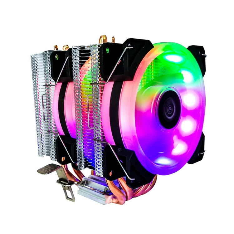 COOL STORM CT-4U-9cm Heat Pipe Dual-Tower CPU Radiator Copper Pipe 9 Cm Fan For Intel/AMD Platform Specification： Aurora Double Fan 3 Line - free shipping - PMC Jewellery - Order now!