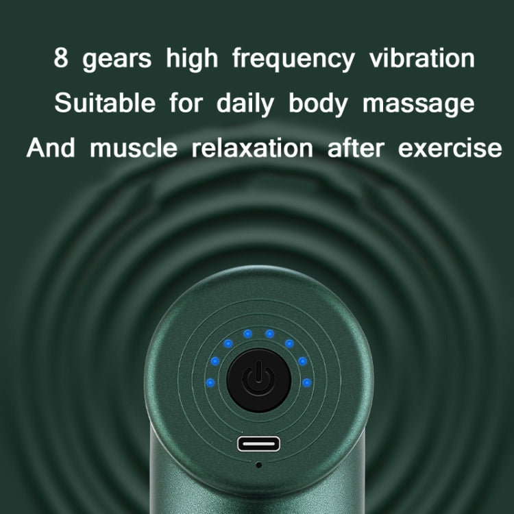 Mini Fascia Massager Pulse Micro-Current Physiotherapy Muscle Cervical Spine Massage Equipment Specification: Button version(168 Gray)