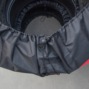 4 in 1 Water-resistant Dustproof Sunscreen Car Tire Spare Tire Cover, Size:S (Black)