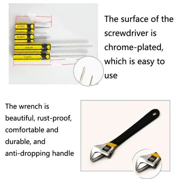 13 In 1 Car Household Multi-Function Hardware Tool Set, Specification: Paperback 8013G-1