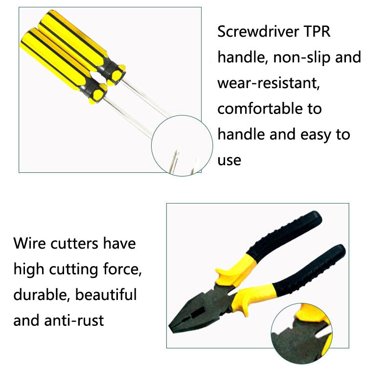 16 In 1 8016G Car Home Hardware Repair Tool Set(Green) - Hand Tool Sets by PMC TechLife | Online Shopping South Africa | PMC TechLife | Buy Now Pay Later Mobicred