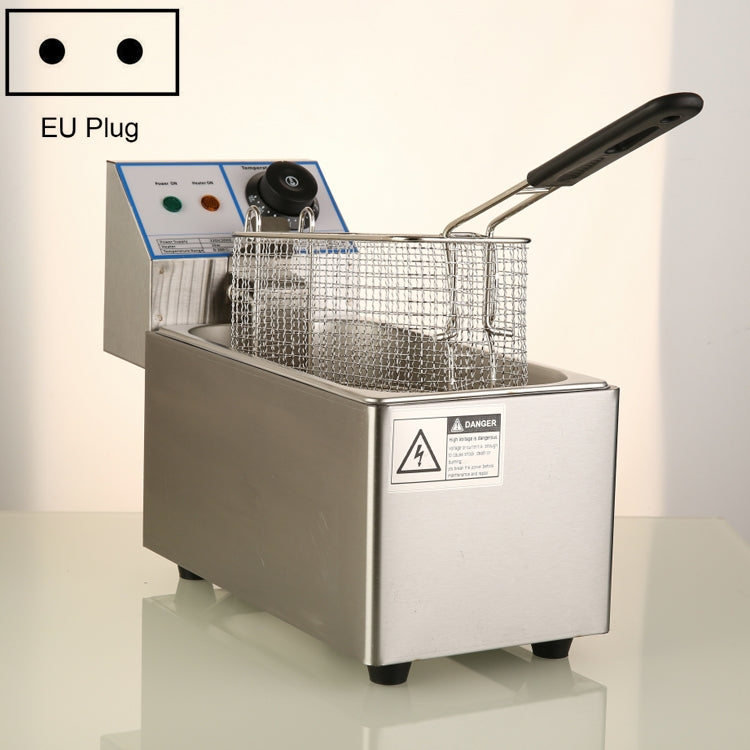 4L Electrician Fryer Home Desktop Single Cylinder Small Electric Fryer, EU Plug - free shipping - PMC TechLife - Order now!