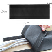 2 PCS 1m Wire Protection Harness Sleeve Storage Cable Manager(Carpet)