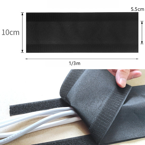 2 PCS 1m Wire Protection Harness Sleeve Storage Cable Manager(Carpet)