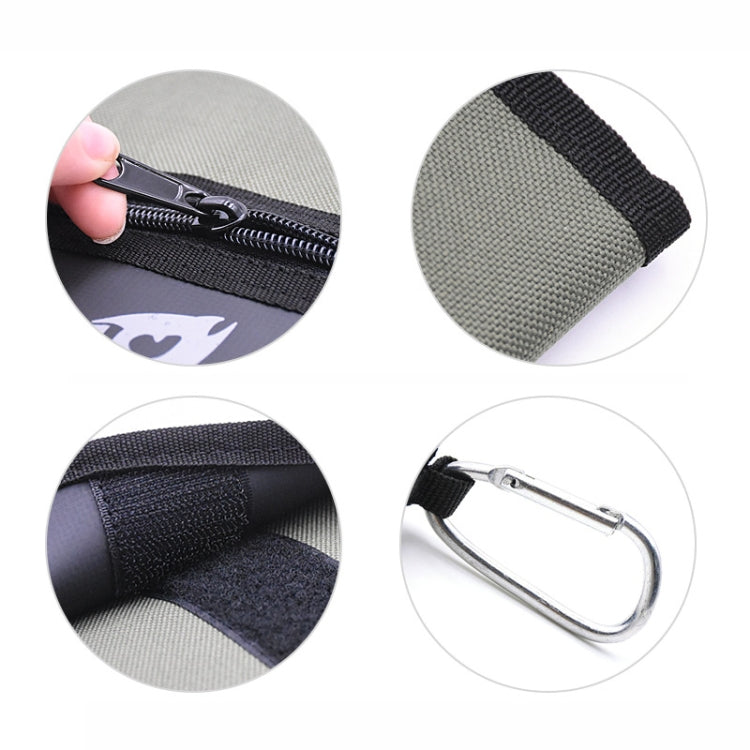 Splitable Fish Bait Bag With 6 PVC Self-Sealing Stickers Classification Storage Hanging Bag(Army Green) - Storage Boxes & Storage Bags by PMC TechLife | Online Shopping South Africa | PMC TechLife | Buy Now Pay Later Mobicred