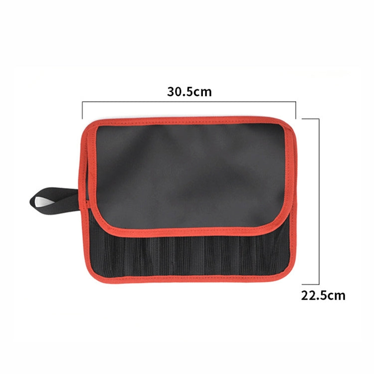 Road Sub-Bait Tool Bag Fishing Accessories Portable Storage Bag Waterproof Foldable Lead Fish Bag(Red Black) - Storage Boxes & Storage Bags by PMC TechLife | Online Shopping South Africa | PMC TechLife | Buy Now Pay Later Mobicred