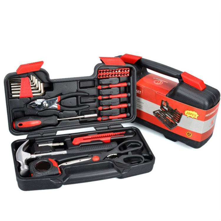 39 In 1 9639 Carbon Steel Auto Repair Tool Set Household Hardware Combination Tool Box - Hand Tool Sets by PMC TechLife | Online Shopping South Africa | PMC TechLife | Buy Now Pay Later Mobicred
