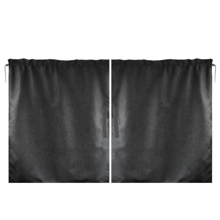 2 PCS 69 x 82cm Automobile Front And Rear Partition Curtain Business Car Air Conditioning Privacy Curtain(black) - Seat Accessories by PMC Jewellery | Online Shopping South Africa | PMC Jewellery | Buy Now Pay Later Mobicred