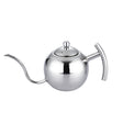 Hand Flush Pot Mocha Coffee Pot Stainless Steel Coffee Pot European Style Stainless Steel Teapot With Strainer, Capacity: 0.85L(Silver) - free shipping - PMC TechLife - Order now!