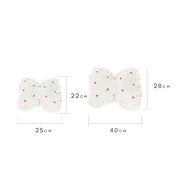 Bow Car Head Pillow Car Seat Neck Pillow Comfortable Cotton Car Supplies, Colour: Sun Flower Headrest