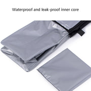 With Cover Car Trash Can Foldable Car Chair Back Trash Can Water-resistant Box, Size: 15 x 15 x 25cm(Black)