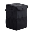 With Cover Car Trash Can Foldable Car Chair Back Trash Can Waterproof Box, Size: 20 x 20 x 30cm(Black) - Stowing Tidying by PMC Jewellery | Online Shopping South Africa | PMC Jewellery | Buy Now Pay Later Mobicred