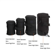 5603 Wear-Resistant Water-resistant And Shockproof SLR Camera Lens Bag, Size: M(Black)
