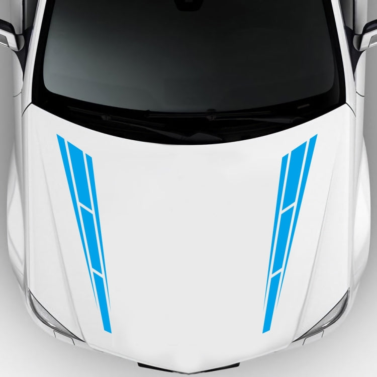 D-1037 Striped Car Sticker Car Side Door Cover Rearview Mirror Combination Sticker(Blue) - Decorative Sticker by PMC Jewellery | Online Shopping South Africa | PMC Jewellery | Buy Now Pay Later Mobicred
