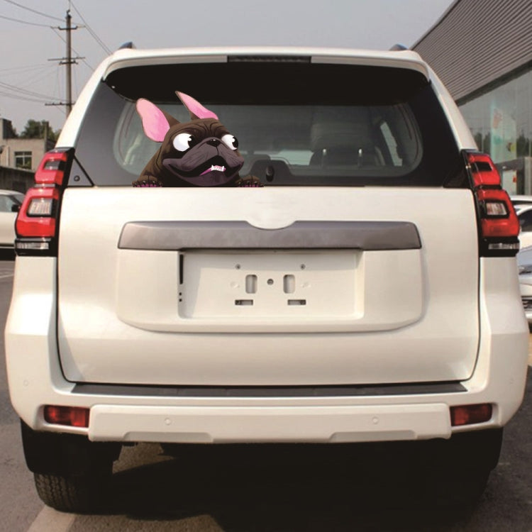 3 PCS D-840 Three-Dimensional Personalized Graphic Car Sticker Puppy Cartoon Colorful Vinyl Decals For Car Windows(B)