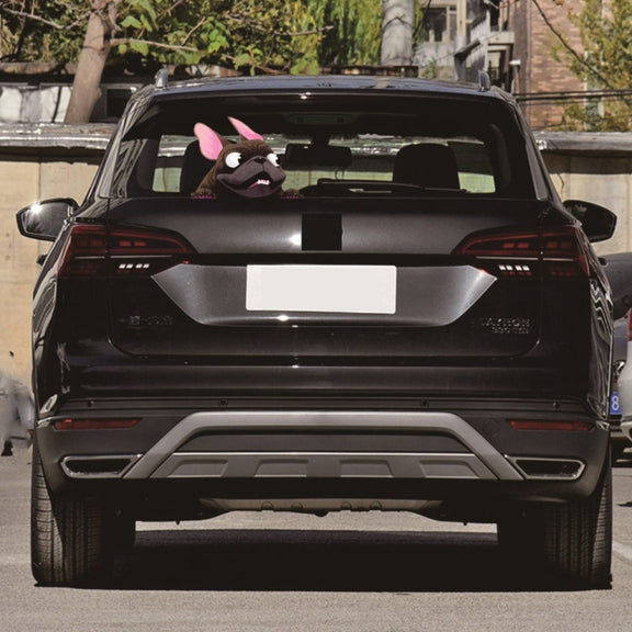 3 PCS D-840 Three-Dimensional Personalized Graphic Car Sticker Puppy Cartoon Colorful Vinyl Decals For Car Windows(B)