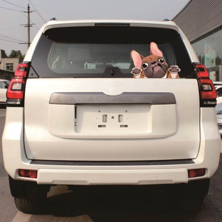 3 PCS D-840 Three-Dimensional Personalized Graphic Car Sticker Puppy Cartoon Colorful Vinyl Decals For Car Windows(C)