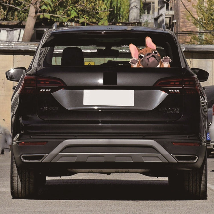 3 PCS D-840 Three-Dimensional Personalized Graphic Car Sticker Puppy Cartoon Colorful Vinyl Decals For Car Windows(C)
