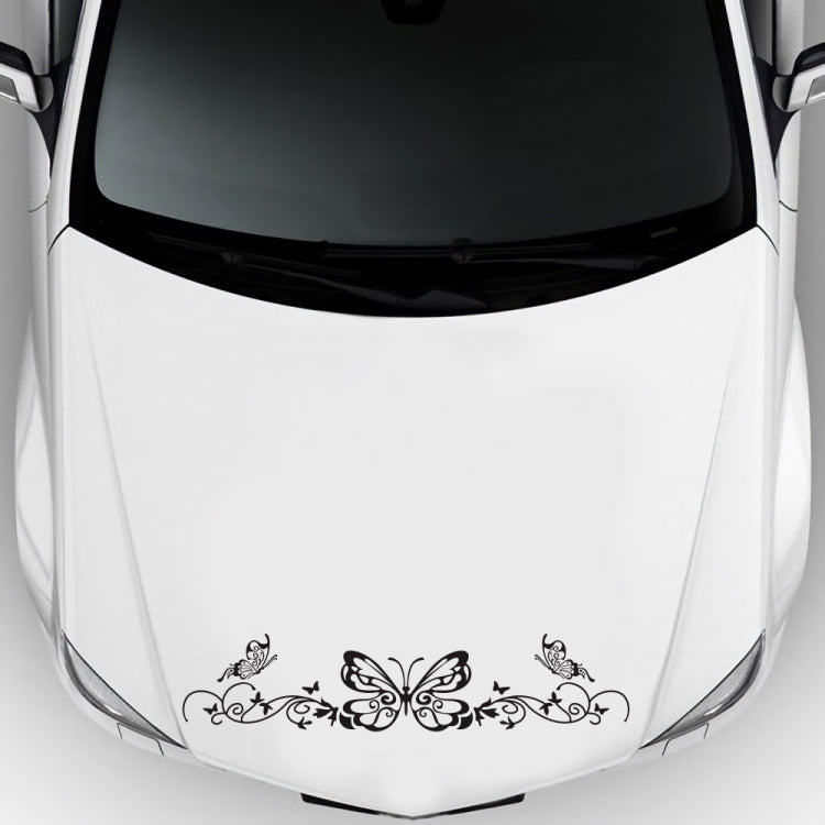 D-347 Butterfly Note Car Sticker Sheet Music Waist Line Body Sticker(Black) - Decorative Sticker by PMC TechLife | Online Shopping South Africa | PMC TechLife | Buy Now Pay Later Mobicred