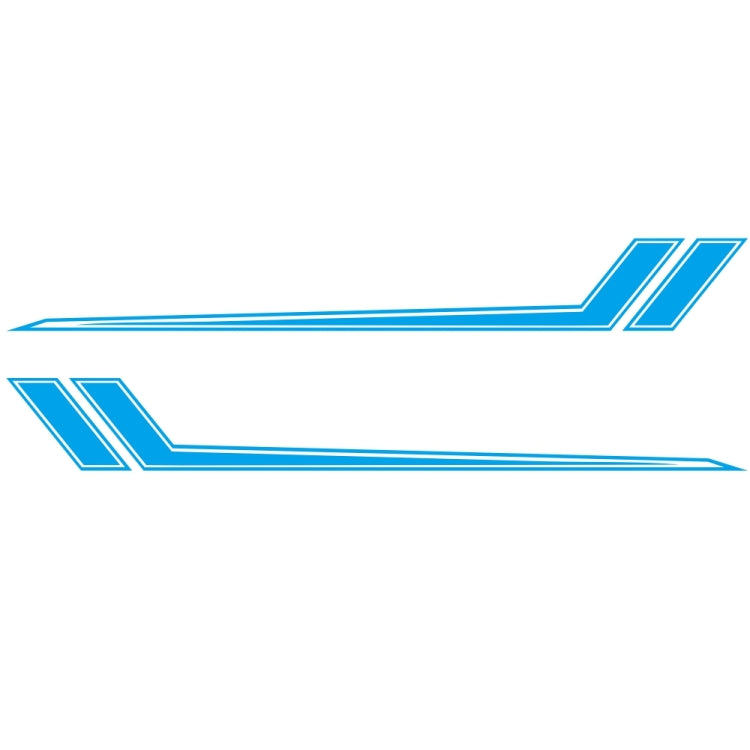 D-716 Car Striped Vinyl Body Stickers Personalized Modification Car Sticker(Blue) - Decorative Sticker by PMC TechLife | Online Shopping South Africa | PMC TechLife | Buy Now Pay Later Mobicred