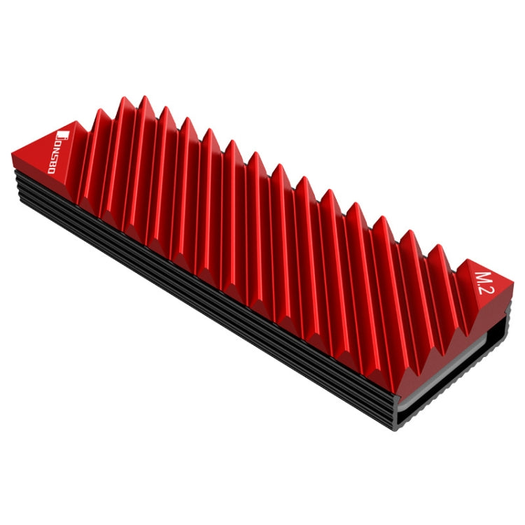 Jonsbo M.2-3 Solid State Radiator For NVME/SSD(Red) - Fan Cooling by Jonsbo | Online Shopping South Africa | PMC TechLife | Buy Now Pay Later Mobicred