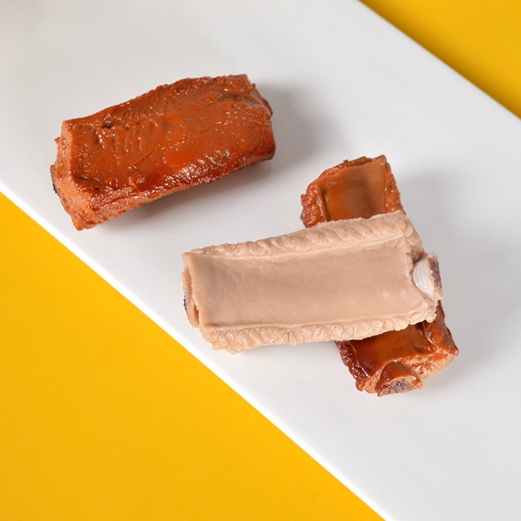 10 PCS Simulation Ribs Model Food Model Shoot Props(Original Color)