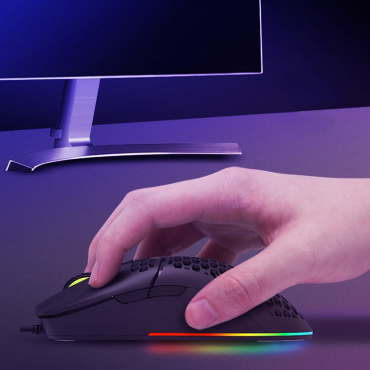 DELUX M700BU 7 Keys Wired Games Mouse Desktop Wired Mouse, Style: 3389 (Support 16000DPI) - free shipping - PMC Jewellery - Order now!
