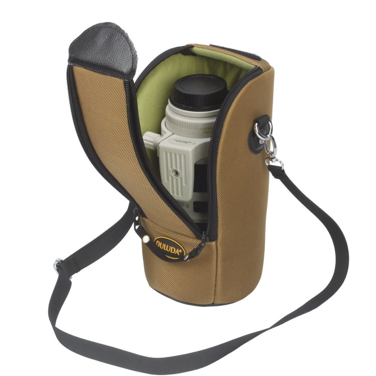 DULUDA 302 Breathable Waterproof And Shockproof Telephoto Camera Lens Bag(Khaki) - free shipping - PMC Jewellery - Order now!