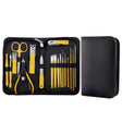 18 In 1 Yellow  Nail Clipper Set Manicure Set Stainless Steel Nail Clipper Manicure Tool - free shipping - PMC Jewellery - Order now!