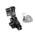 Aluminium Alloy 360 Degree Rotating Mount Adapter Adjustable Arm Connector for GoPro Hero11 Black / HERO10 Black /9 Black /8 Black /7 /6 /5 /5 Session /4 Session /4 /3+ /3 /2 /1, DJI Osmo Action and Other Action Cameras(Black) - Helmet Mount by PMC TechLife | Online Shopping South Africa | PMC TechLife | Buy Now Pay Later Mobicred
