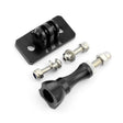 Aluminum Alloy Tripod Head Helmet Fixed Adapter Mount for GoPro Hero11 Black / HERO10 Black /9 Black /8 Black /7 /6 /5 /5 Session /4 Session /4 /3+ /3 /2 /1, DJI Osmo Action and Other Action Cameras(Black) - Helmet Mount by PMC TechLife | Online Shopping South Africa | PMC TechLife | Buy Now Pay Later Mobicred